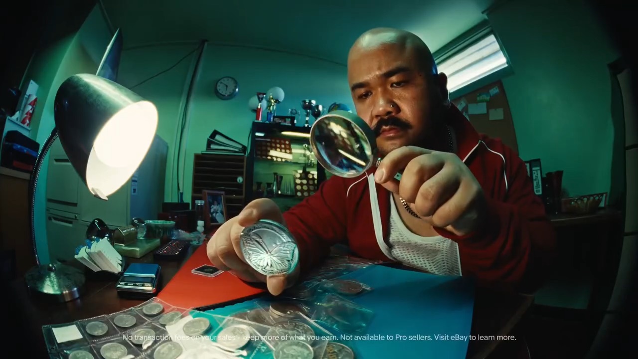 Still from the eBay campaign